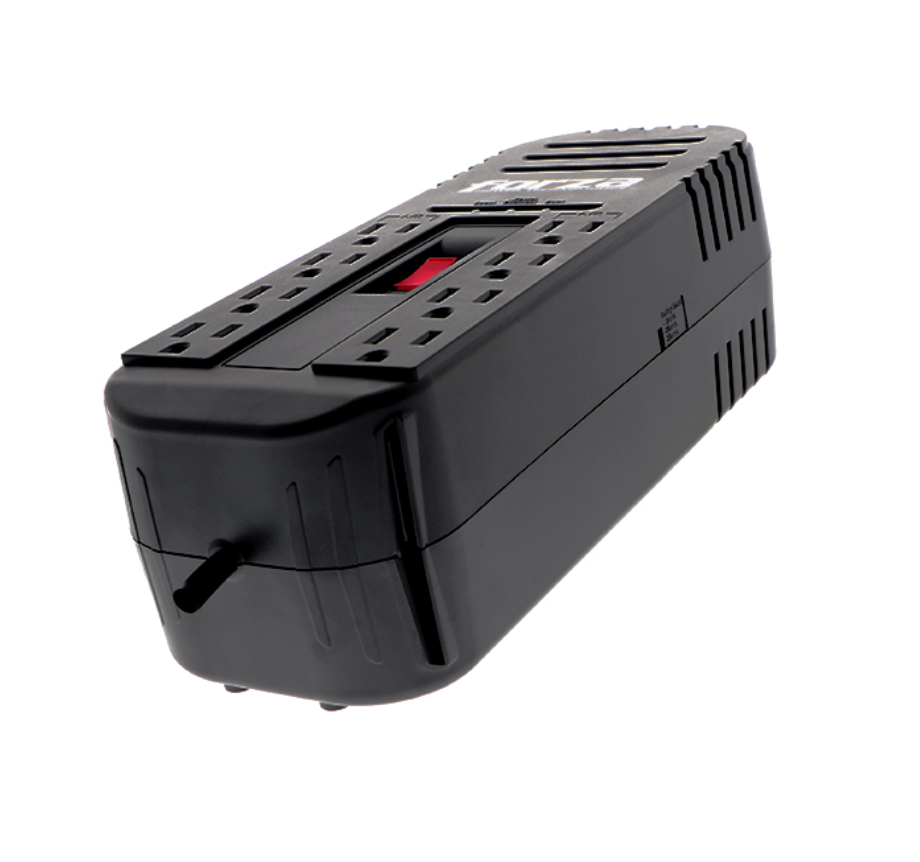 Regulador De Voltaje Forza Fvr-1211m // 1200va 600w 8 Contactos
