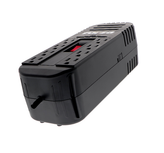 Regulador De Voltaje Forza Fvr-1211m // 1200va 600w 8 Contactos