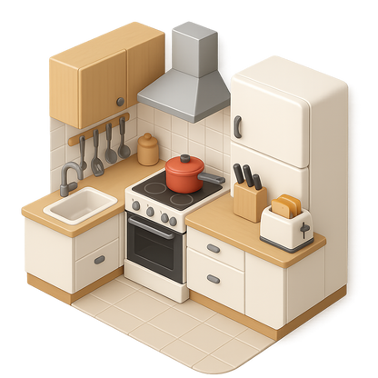 Limpieza profunda de baños o cocina